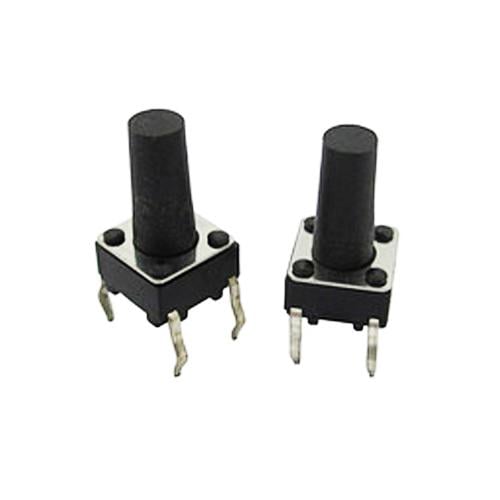 Кнопка микрик тактовая DIP 4 контакта 6x6x12 мм 10 шт. (288065)