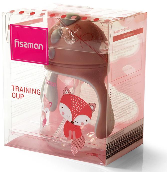 Бутылочка детская Fissman Babies Хитрая Лисичка с ручками 260 мл - фото 4 Бутылочка детская Fissman Babies Хитрая Лисичка с ручками 260 мл - фото 4