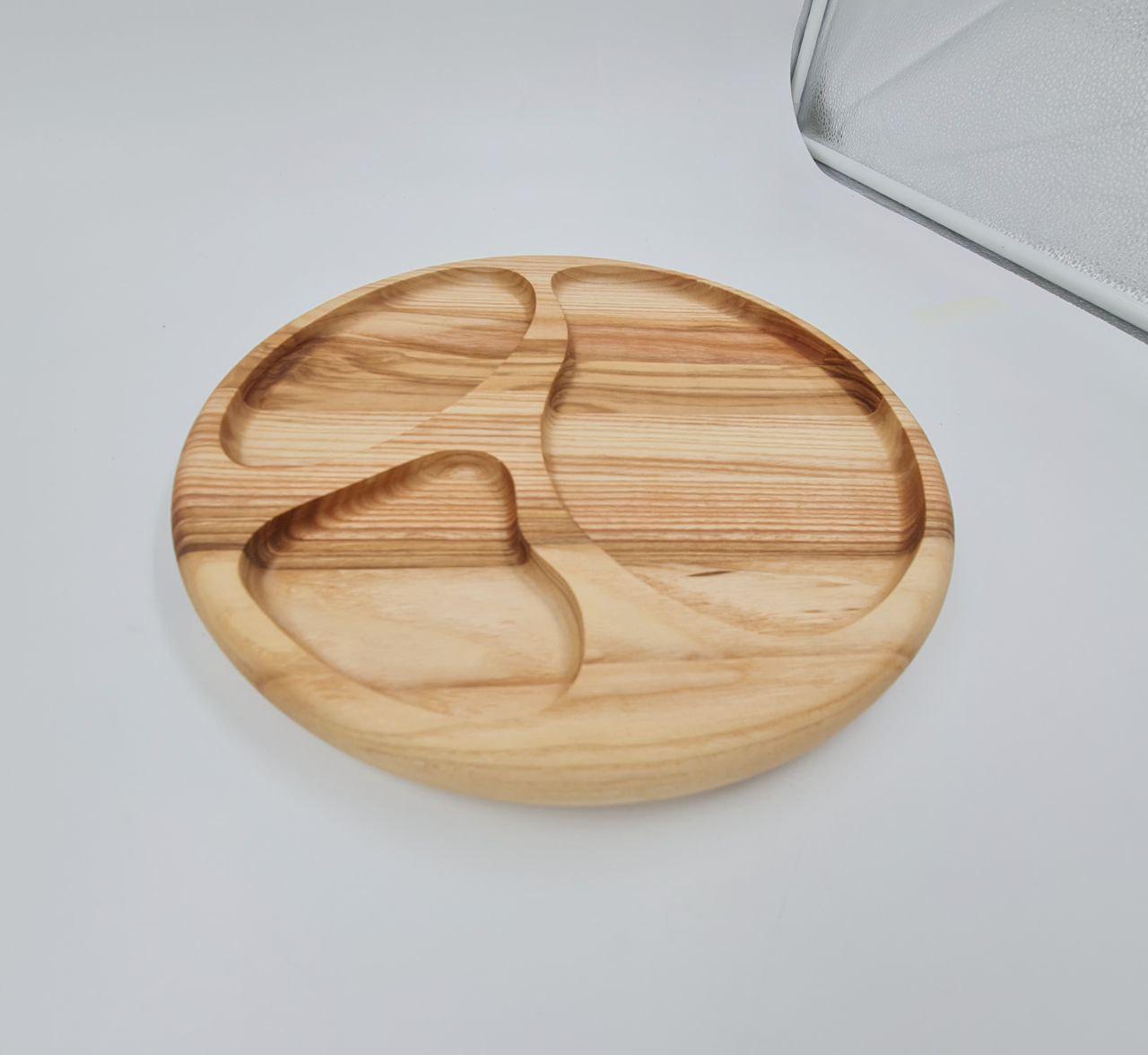 Манежница секционная с разделителями для подачи сырных и мясных закусок d 30 см (IN30) - фото 3 Манежница секционная с разделителями для подачи сырных и мясных закусок d 30 см (IN30) - фото 3