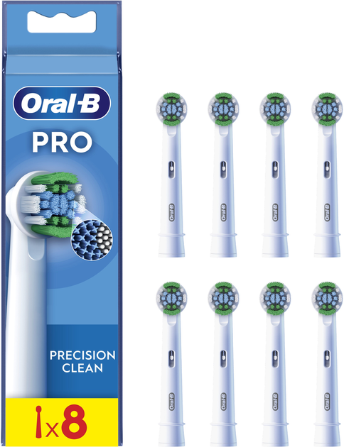 Насадки для електричної зубної щітки Oral-B Pro Precision Clean 8 шт.