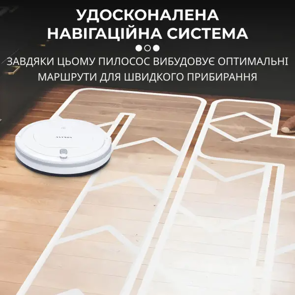 Робот-пылесос Sokany SK-13017 с пультом ДУ Белый - фото 8 Робот-пылесос Sokany SK-13017 с пультом ДУ Белый - фото 8