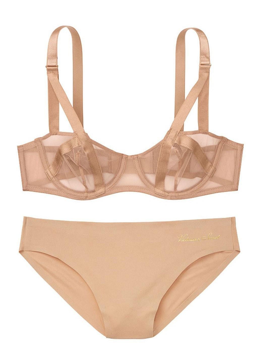 Комплект нижнего белья Victoria's Secret 30A/OS Бежевый (70000394435MNU30A/OS) Комплект нижнего белья Victoria's Secret 30A/OS Бежевый (70000394435MNU30A/OS)