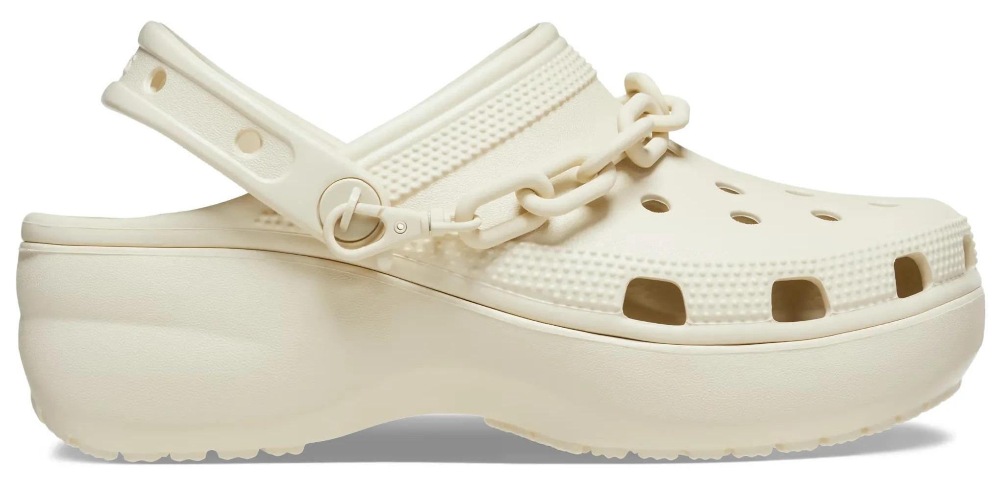 Сабо женские Classic Platform Chain Clog M6W8 р. 38 24,5 см Bone (206750)