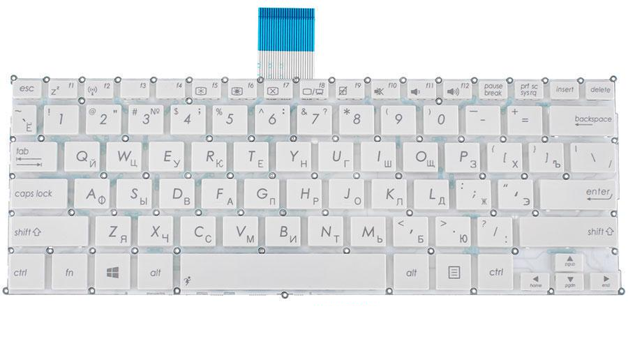 Клавиатура для ноутбука Asus X200 Белый (166134)