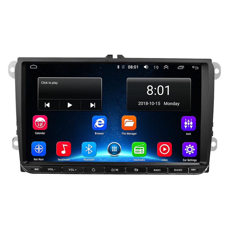 Автомагнітола штатна Lesko для Volkswagen universal 9021A 2/32GB 4G Premium GPS Android 9" (8087047)