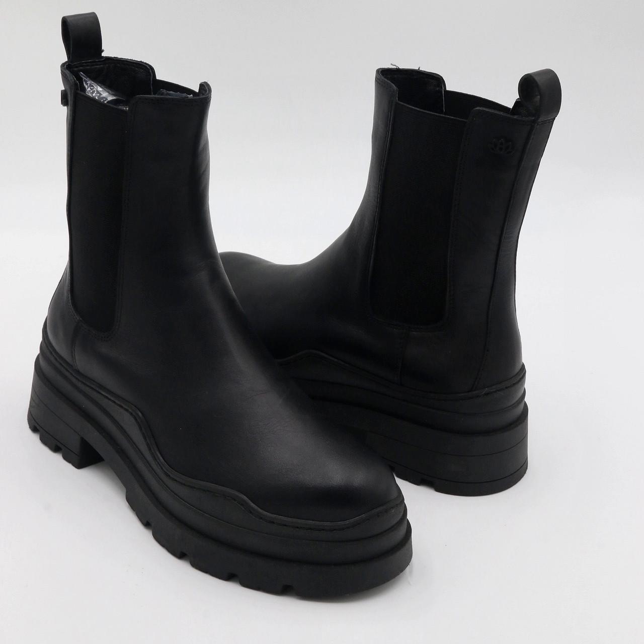 Черевики молодіжні Alpino 0675 челсі натуральна шкіра р. 39 Чорний (2787428528)