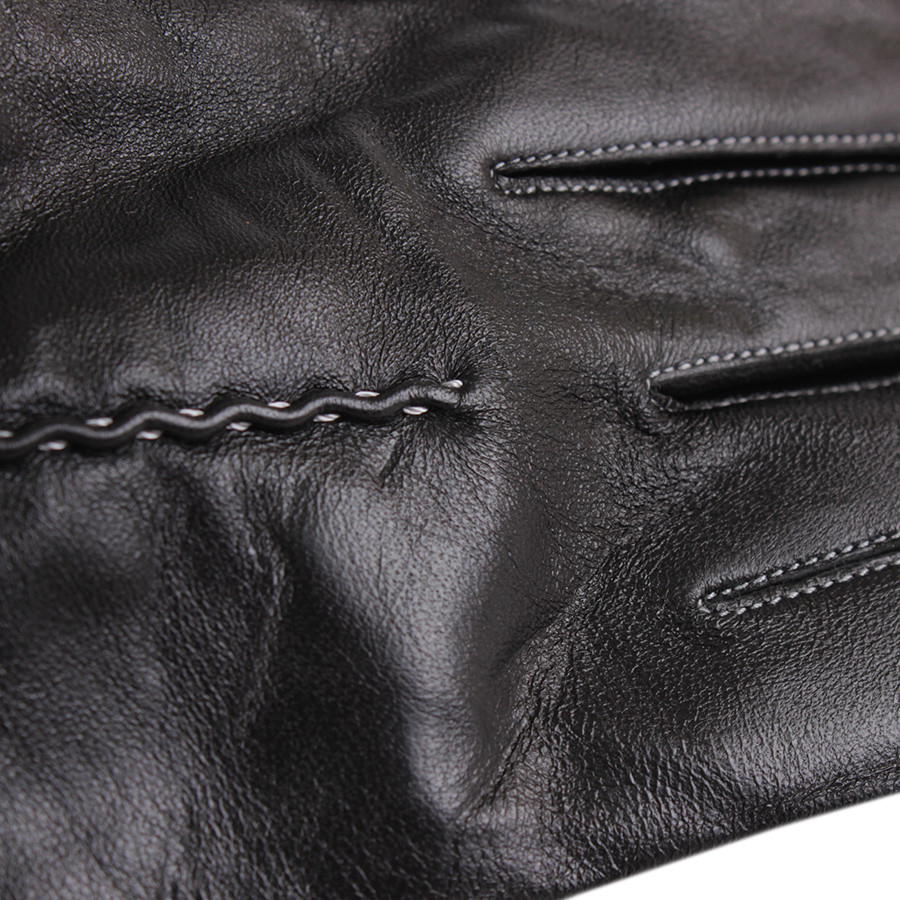 Рукавички жіночі шкіряні L103-1T сенсорні S/6,5"/17 см Чорний (2826528364) - фото 6 Рукавички жіночі шкіряні L103-1T сенсорні S/6,5"/17 см Чорний (2826528364) - фото 6