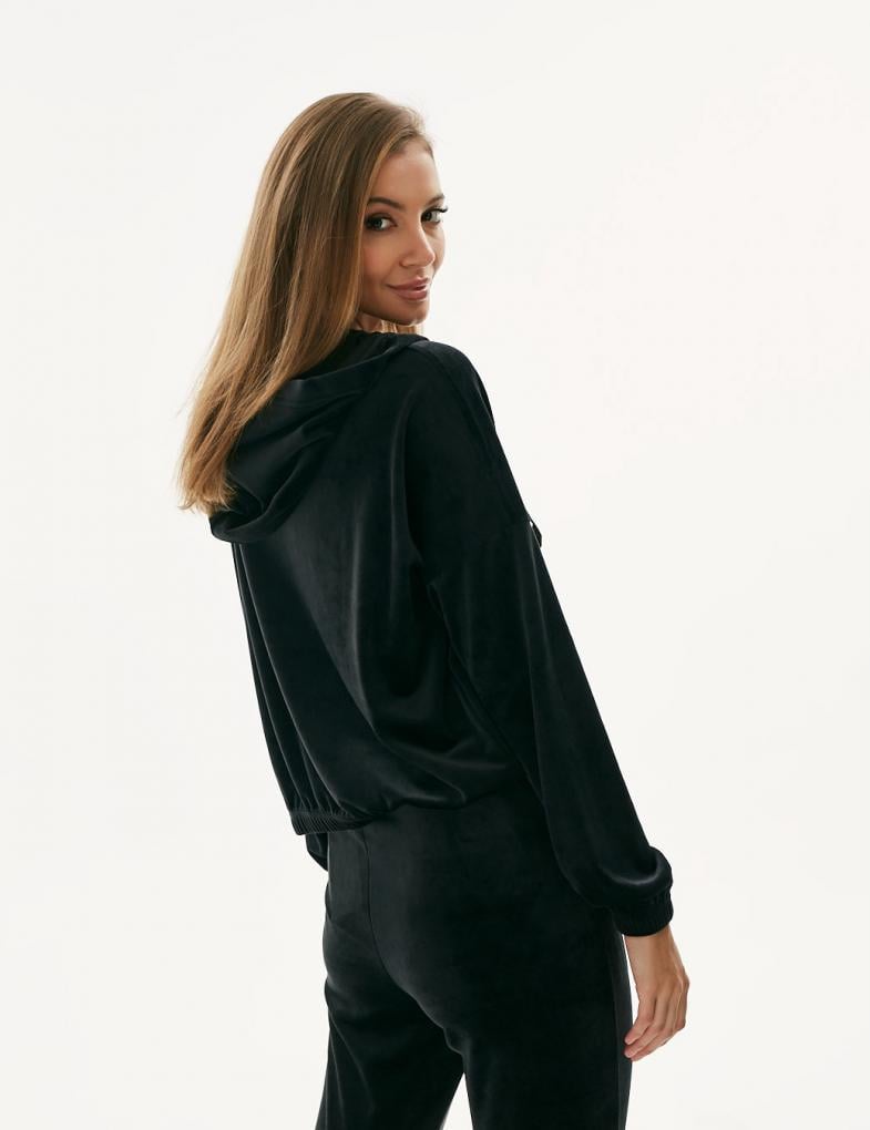 Толстовка женская Diverse VELVIA XS Чорний (5902598656308) - фото 5