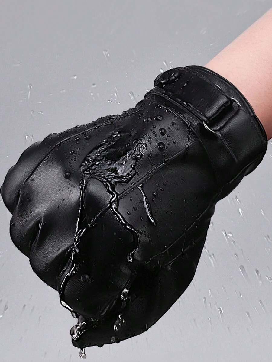 Перчатки зимние мужские сенсорные с меховой подкладкой One Size (2746580476) - фото 7 Перчатки зимние мужские сенсорные с меховой подкладкой One Size (2746580476) - фото 7