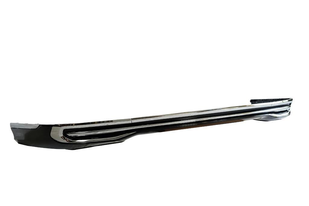 Диффузор задний с хромом GT Tuning для Audi A8 2018- гг. ABS-пластик Черный (146256)