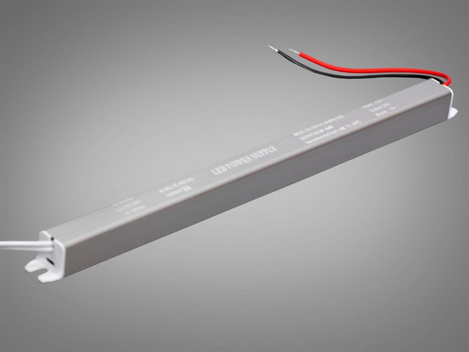 Блок питания ультратонкий для LED-стрічки 24 В 48 Вт 2А олівець (PPF-SL-C-24V-48w)