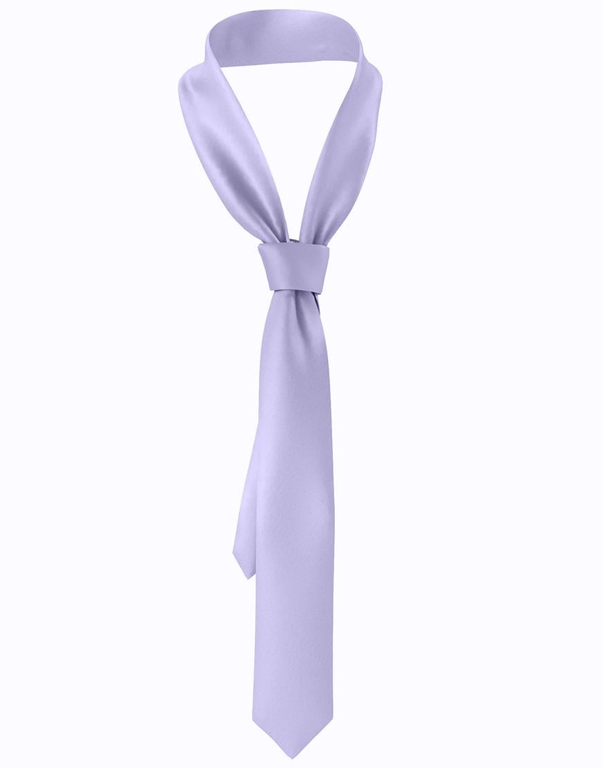 Краватка Violet Satin жіноча CRAVATTA блакитна One size