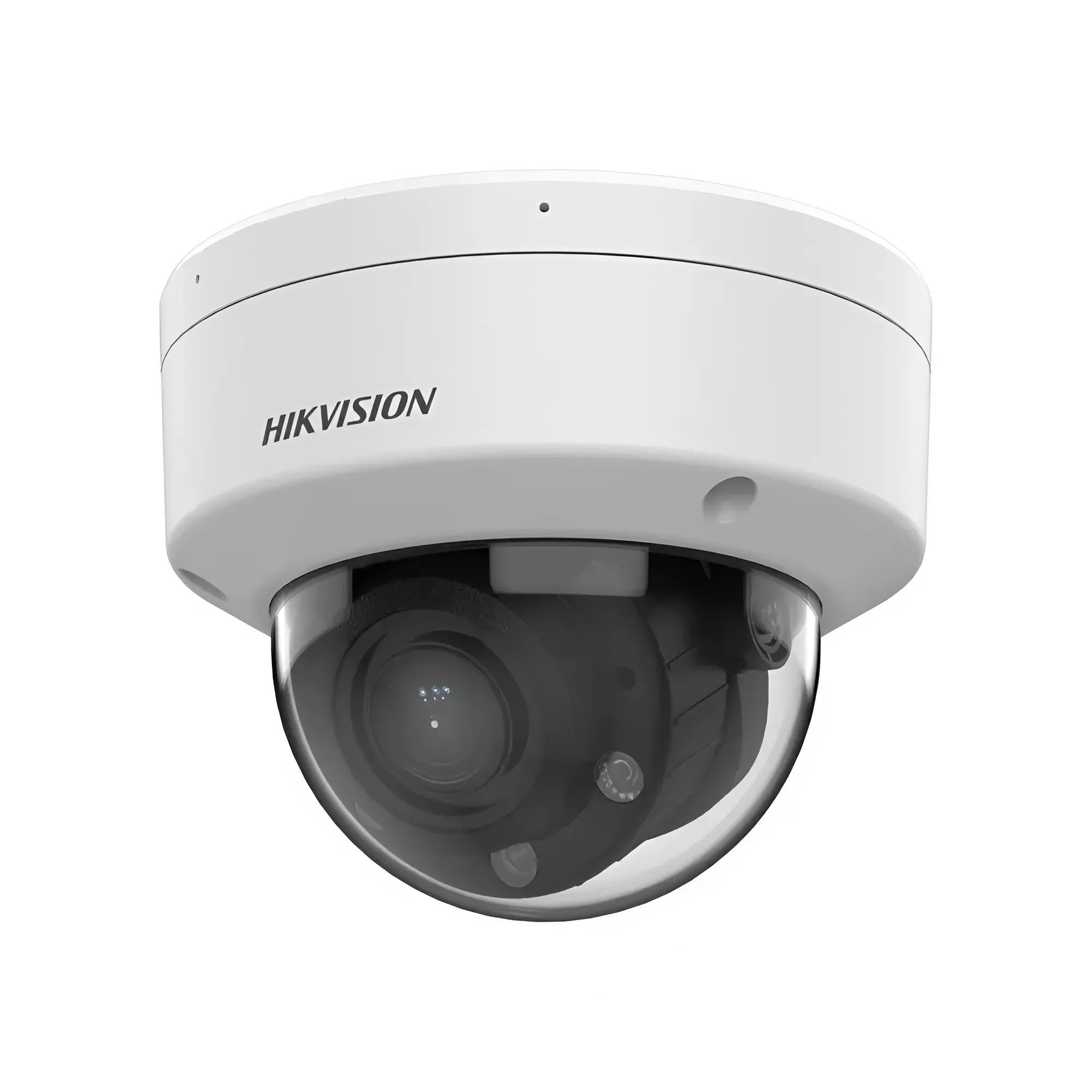 Камера видеонаблюдения с микрофоном Hikvision DS-2CD2743G2-LIZS2U 4 Мп 2.8-12 мм моторизованный зум IP67 IK10 купольная Белая (99-00021921 (621406)