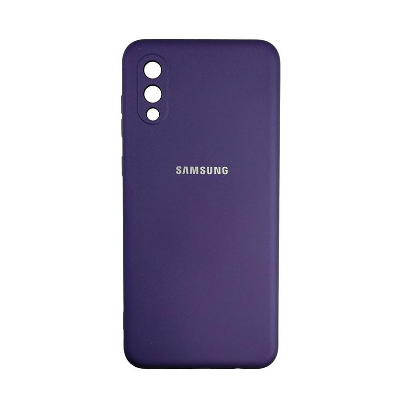 Чехол Silicone Case for Samsung A02 Purple (29caa1-3816)