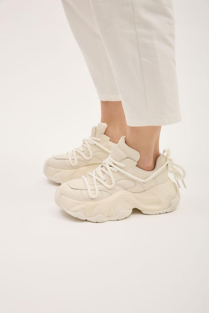 Кроссовки женские демисезонные LONZA р. 36 Бежевый (186749) - фото 3 Кроссовки женские демисезонные LONZA р. 36 Бежевый (186749) - фото 3