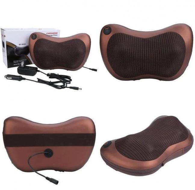 Массажная подушка с подогревом для спины и шеи Massage pillow (GHM 8028) - фото 3