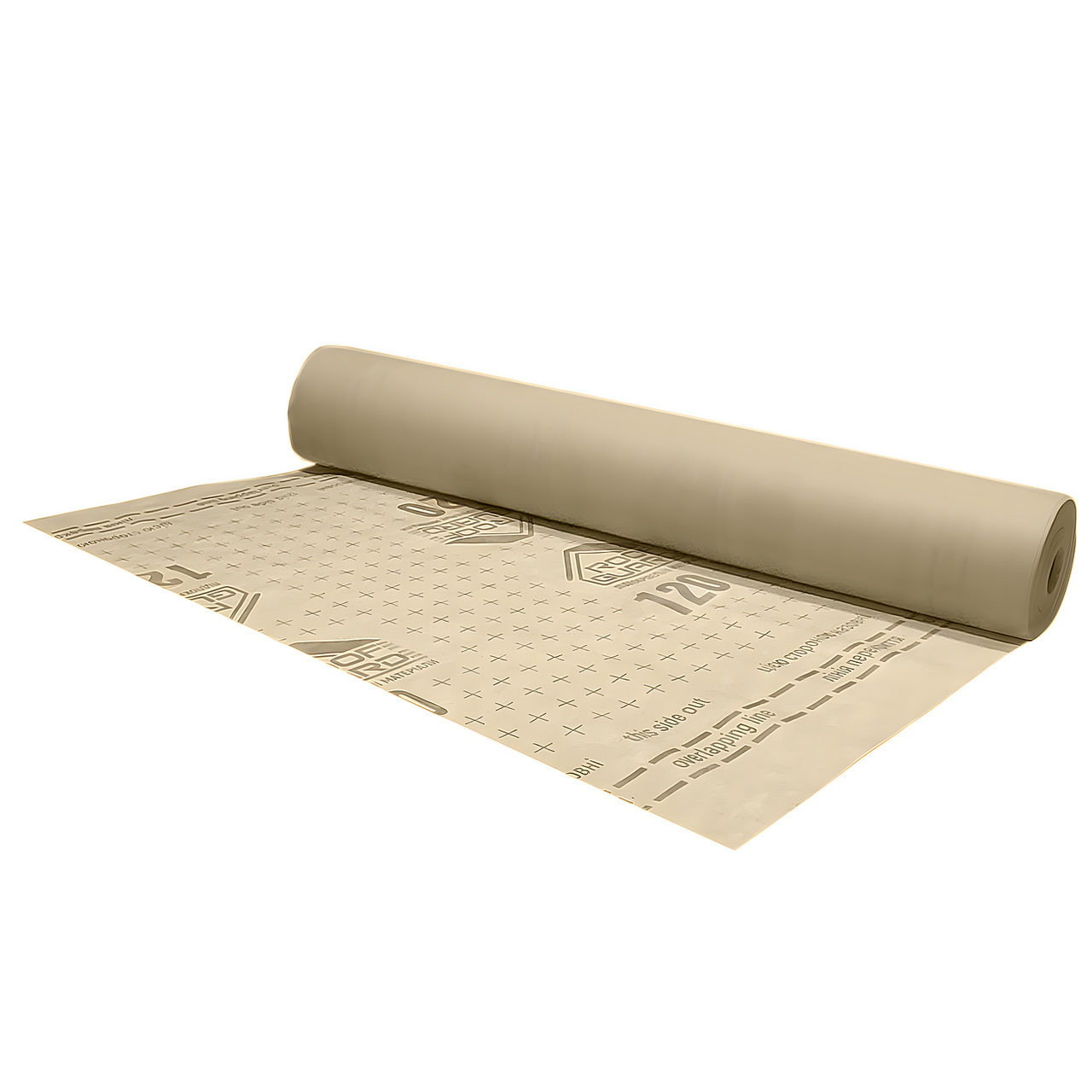 Мембрана RoofGuard OPTIMA гидроизоляционная супердиффузионная трехслойная 120 г/м2 рулон 15 м2 (26738340)