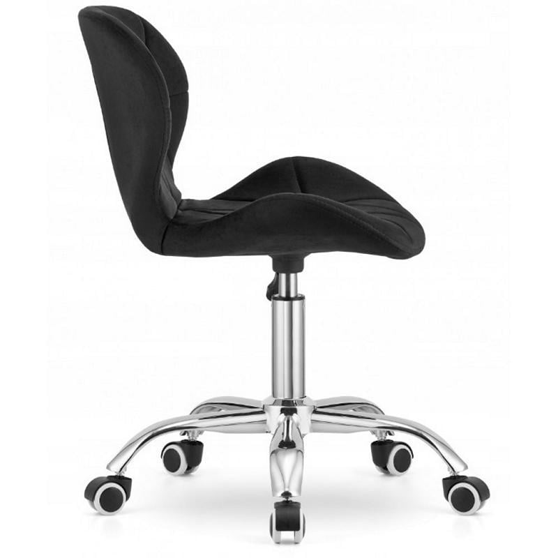 Кресло на колесах велюр Черный (333296) - фото 5 Кресло на колесах велюр Черный (333296) - фото 5