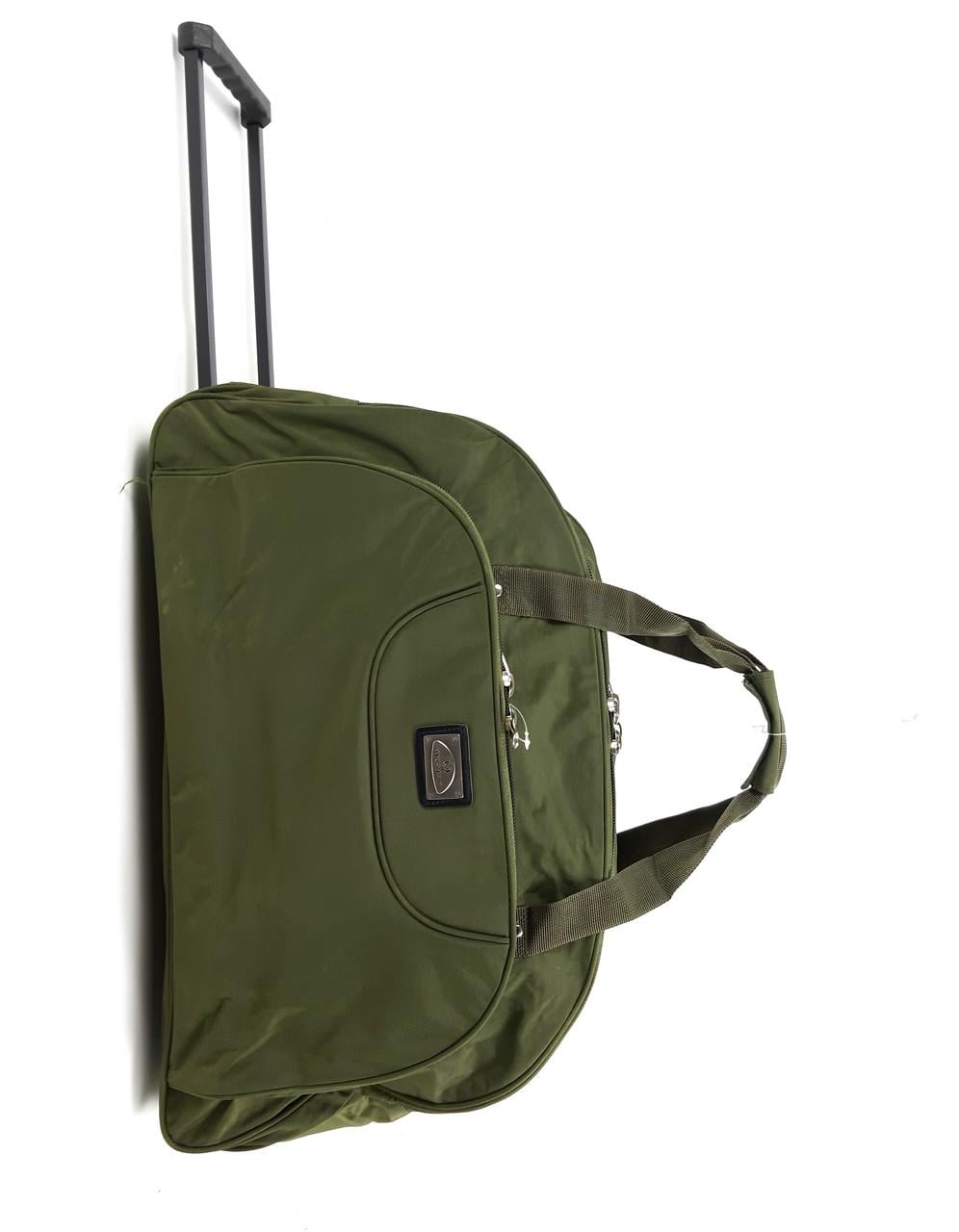 Сумка дорожня на колесах 61х37х31 см 70 л Хакі (1501-7)