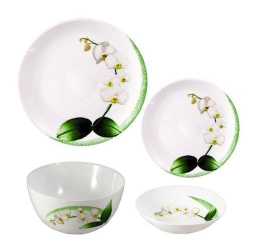 Столовий сервіз Luminarc на 19 пр. White ORCHID (J7497) Столовий сервіз Luminarc на 19 пр. White ORCHID (J7497)