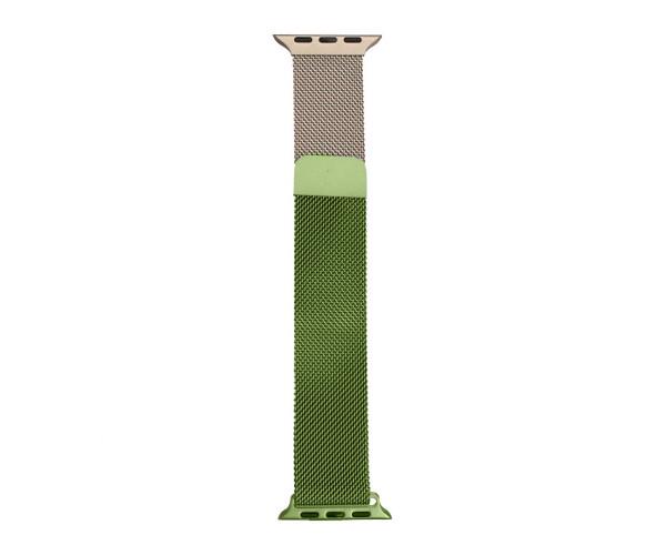 Ремешок Milanese loop Gradient для Apple Watch 38/40 мм Green/Gold Ремешок Milanese loop Gradient для Apple Watch 38/40 мм Green/Gold
