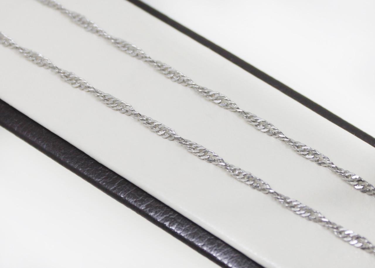 Ланцюжок срібний Сінгапур 45 см 2,38 г