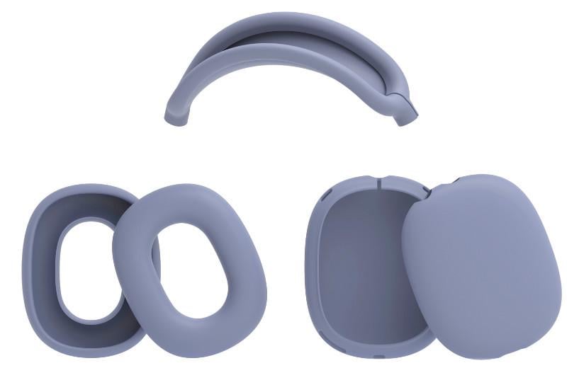 Чохол-накладка DK Silicone Candy Friendly 3в1 для Apple AirPods Max 1/2 Viola