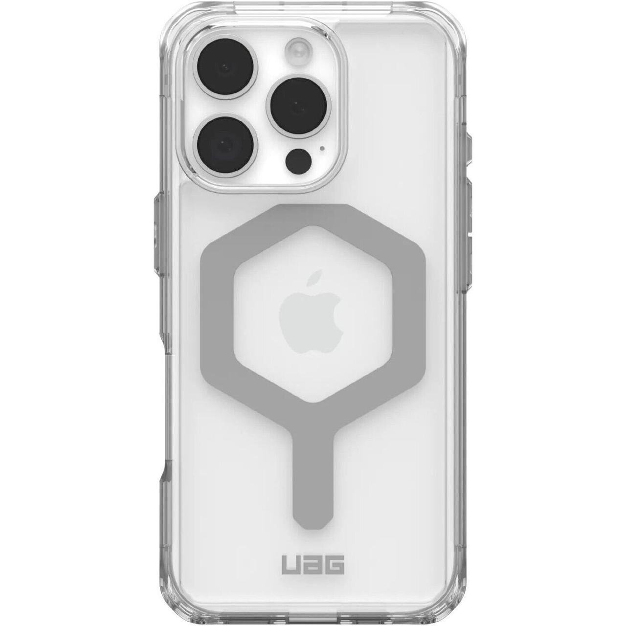 Чехол-накладка UAG Case for iPhone 16 Pro Max Plyo Magsafe, Ice/Silver (114481114333)