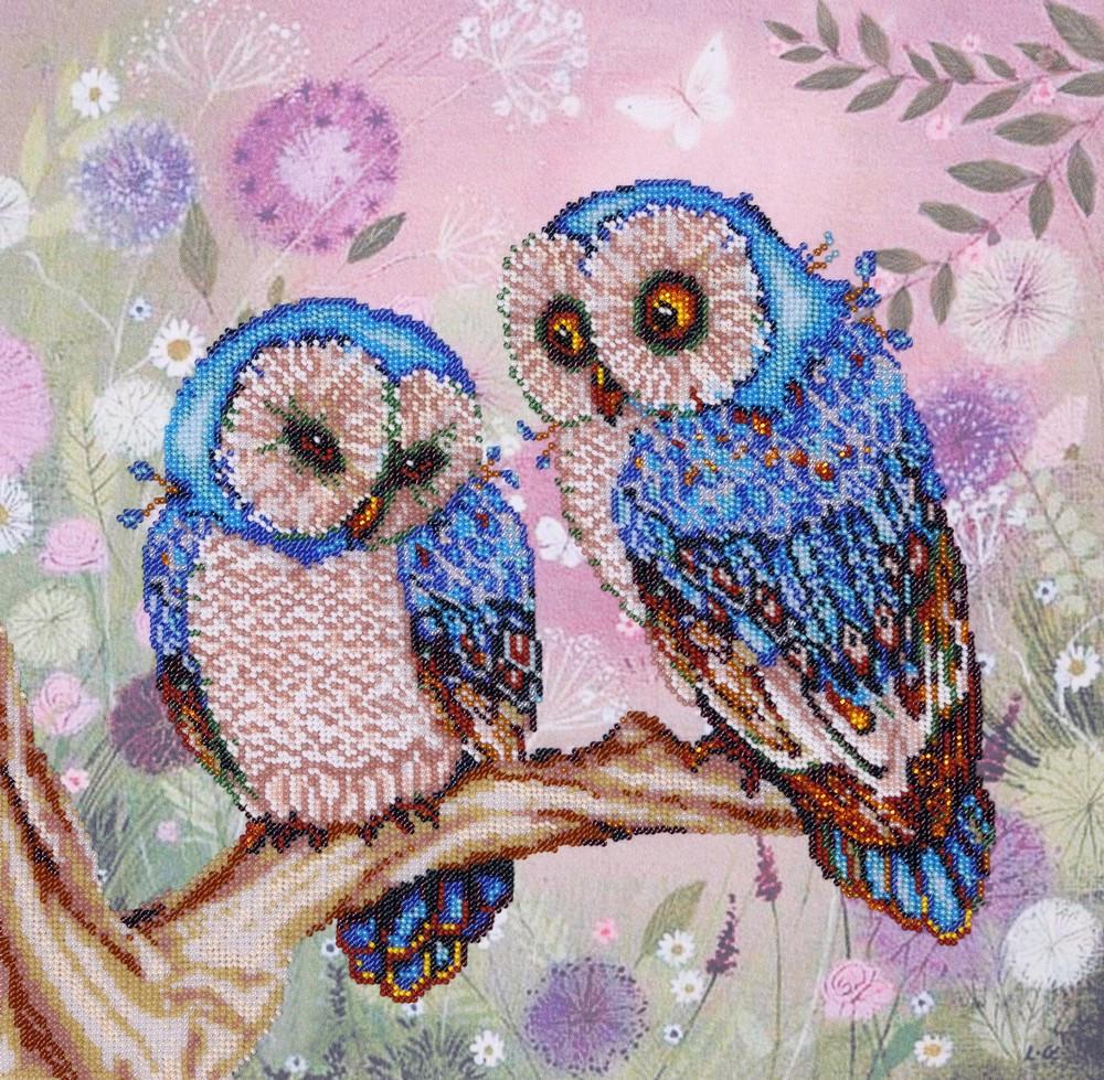 Вышивка бисером Сказочные совы Милая Сова Большая сова 43x31 см (ТН-0476) Вышивка бисером Сказочные совы Милая Сова Большая сова 43x31 см (ТН-0476)