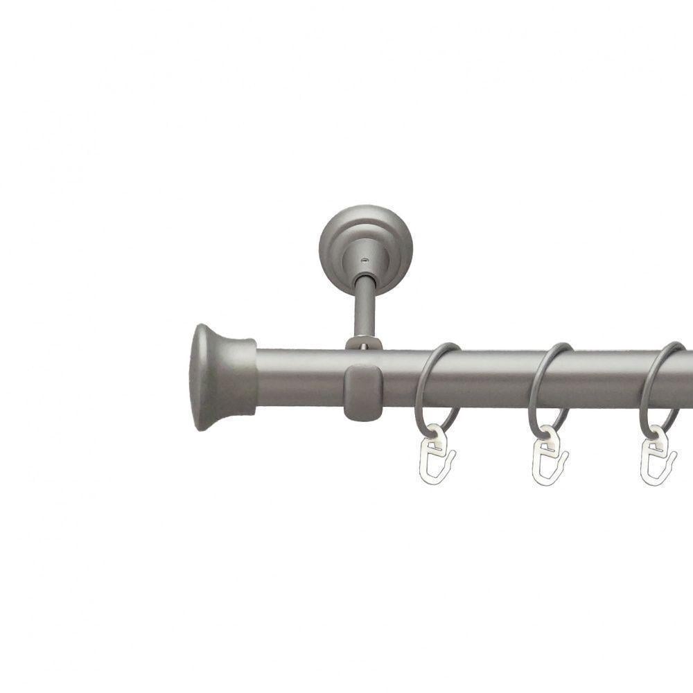 Карниз Orvit Дуо однорядный гладкий 25 мм 200 см Сатин (6322016)