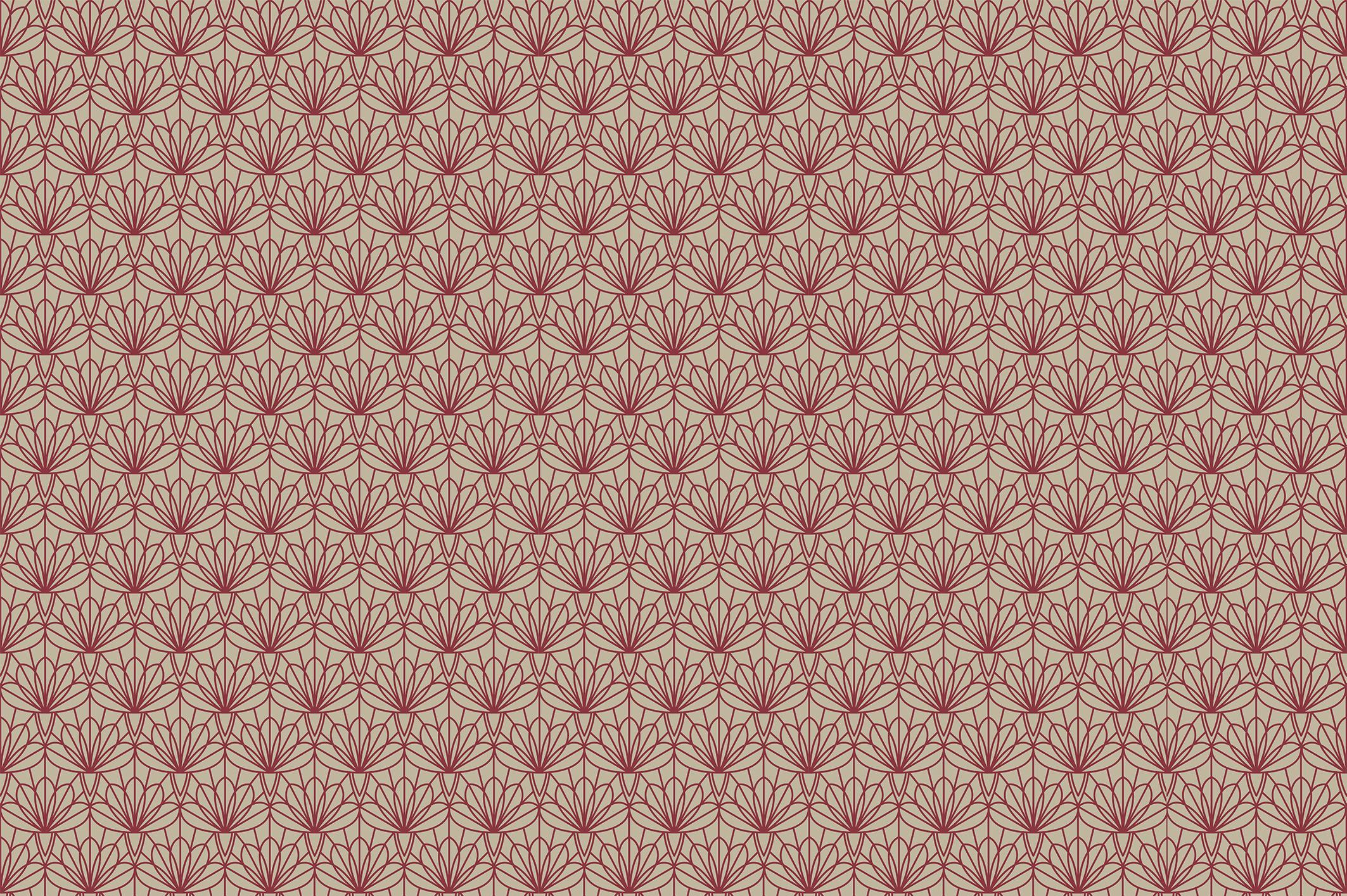 Фотообои флизелиновые Upstream Винный лотос 345х230 см (VINT-007/6)