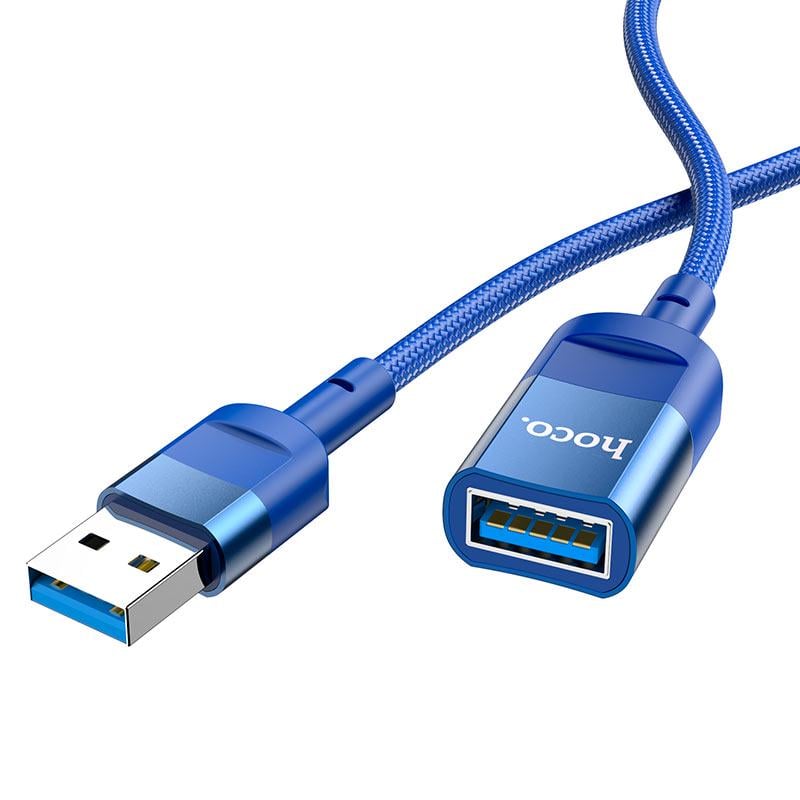 Кабель Hoco U107 USB OTG USB 1,2 м Синій (745698576396)