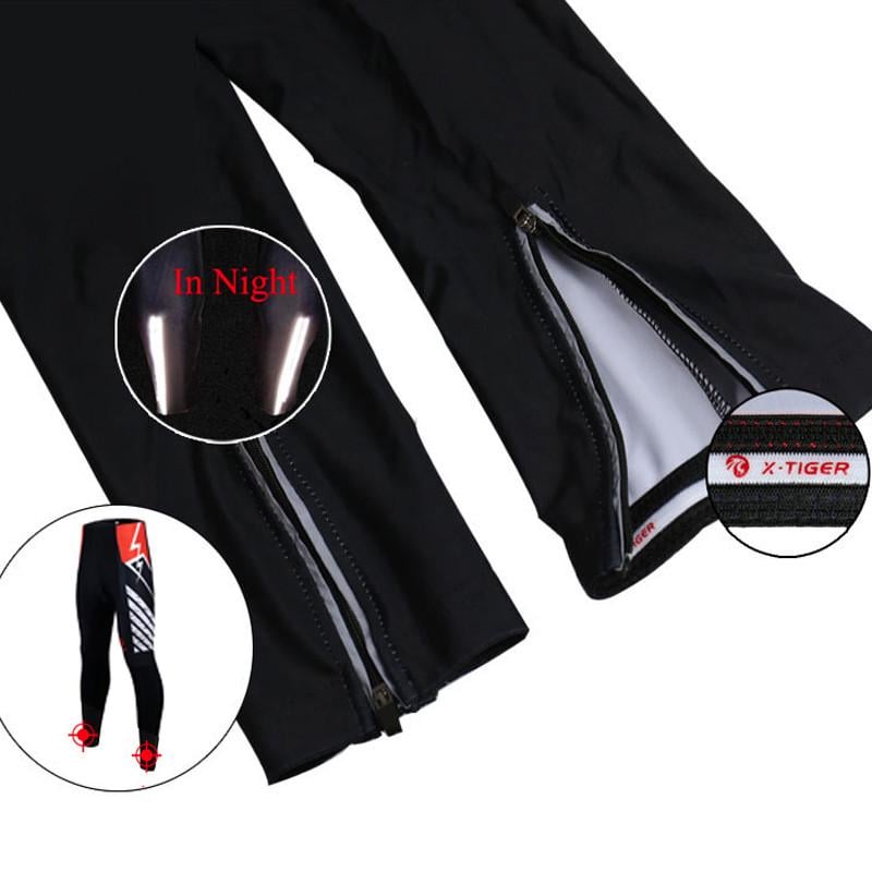 Вело костюм жіночий X-Tiger XW-CT-154 Red XS кофта з довгим рукавом і штанами - фото 7 Вело костюм жіночий X-Tiger XW-CT-154 Red XS кофта з довгим рукавом і штанами - фото 7