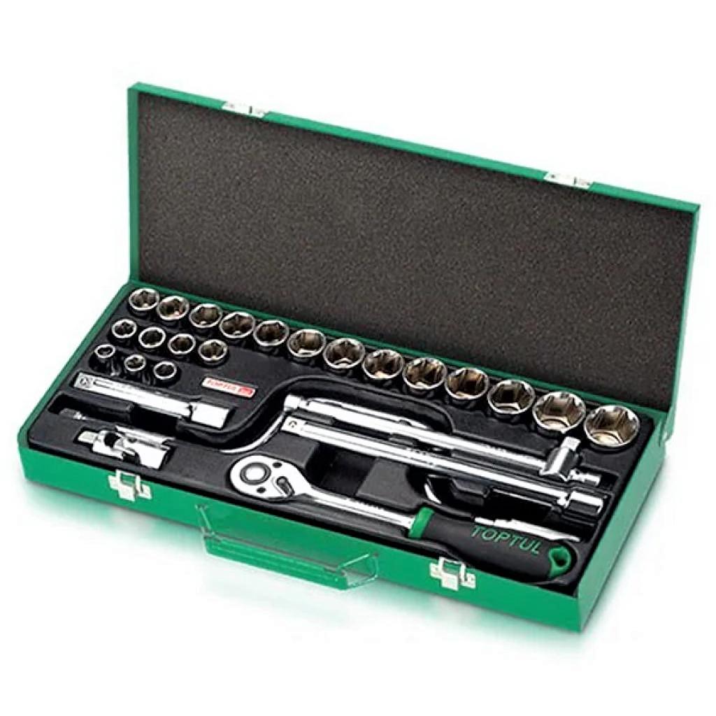Набор инструментов Toptul 1/2" 26ед. (12-гр.) (GCAD2602)