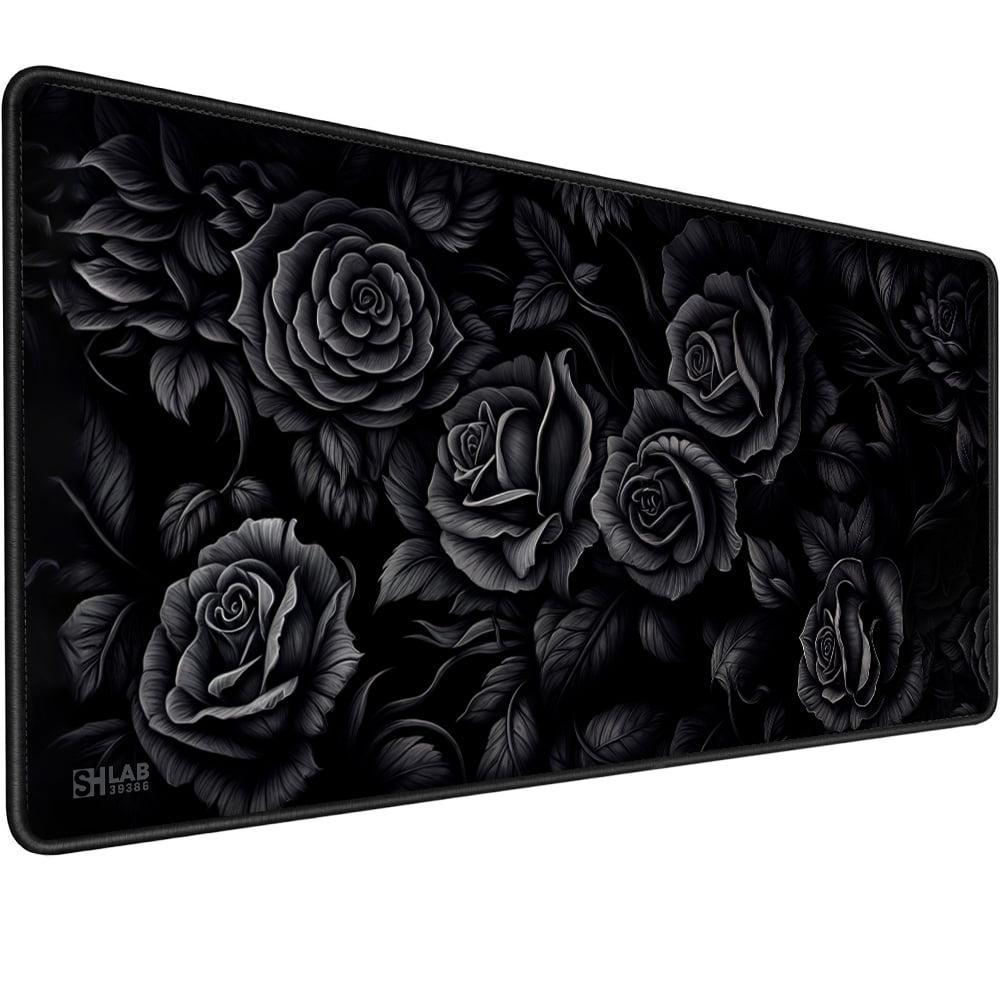 Игровая поверхность SHLab Black Grey Roses SHM-1088 70х30 см (39386)