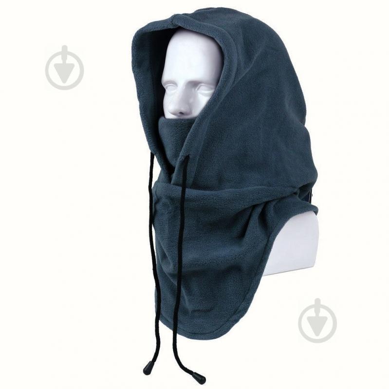 Худи BTR многофункциональный зимний головной убор Темно-серый (btr-08)