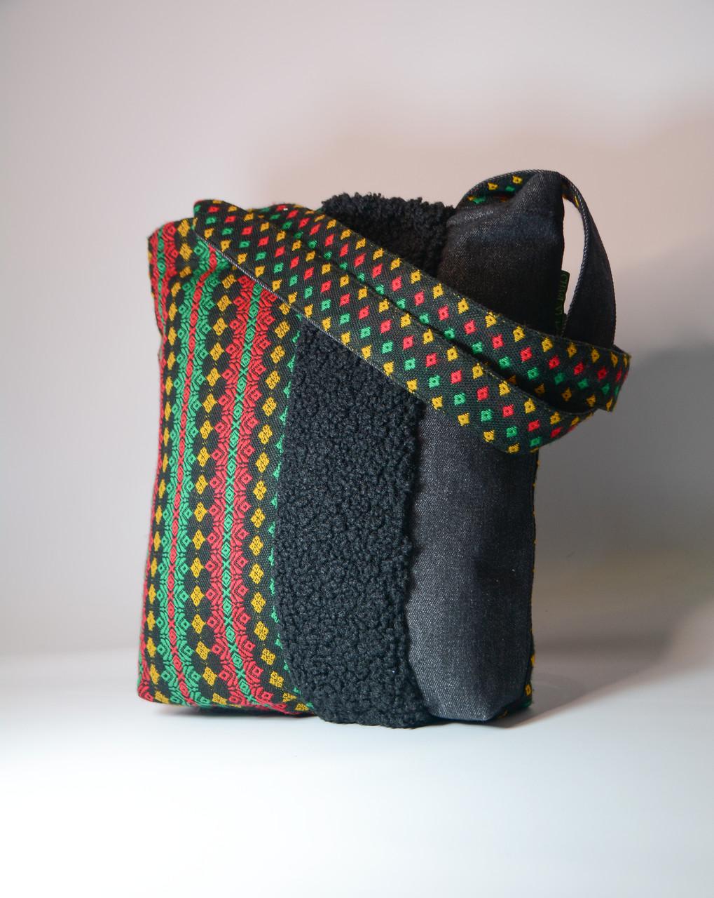 Сумка-шопер Charunya Тепло вугілля джинсова (2534062557)