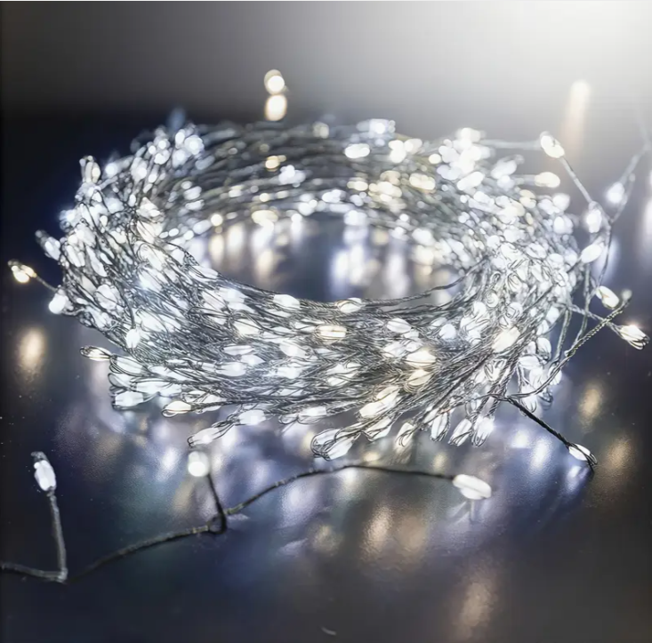 Гірлянда світлодіодна для декору на батарейках з пультом 6 м 200 LED 8 режимів (1130)