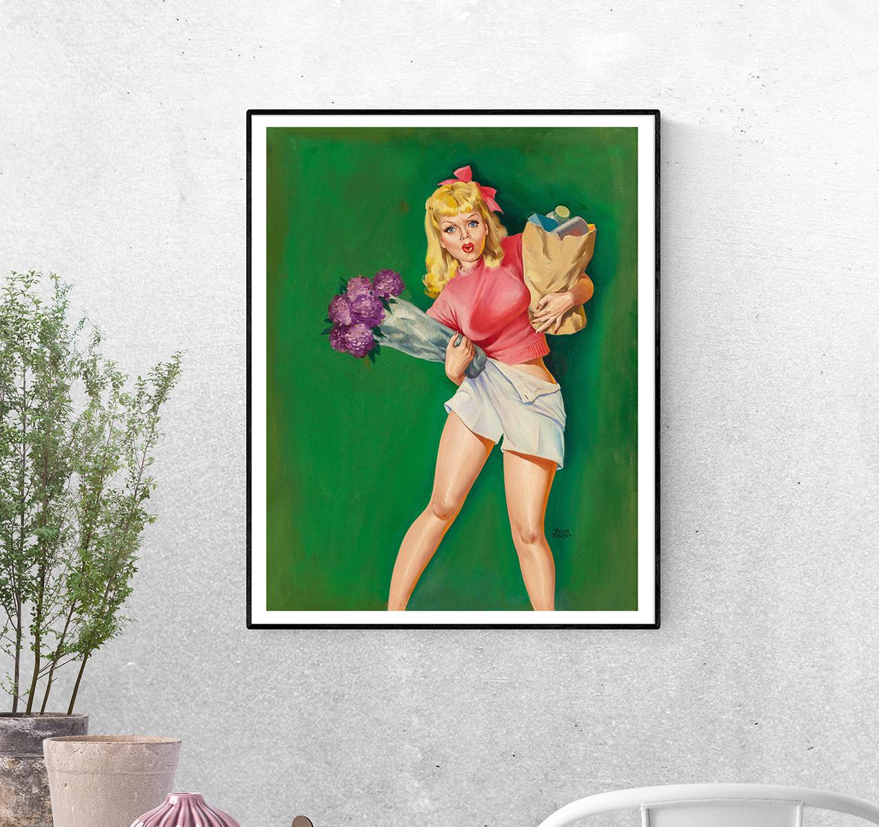 Постер Потеря шортиков. Питер Дрибен формат А-2 (pin_up0030009_Poster)