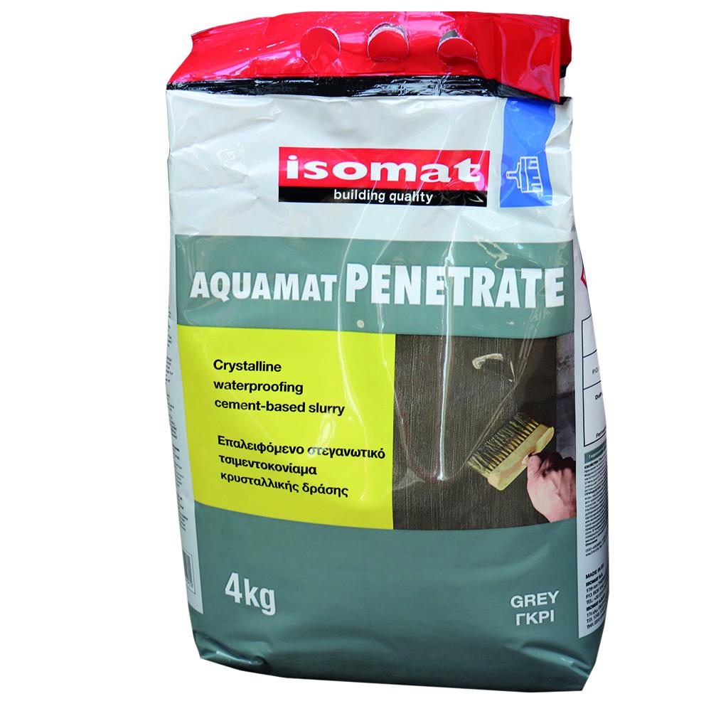 Гідроізоляція обмазувальна Aquamate-Penetrate проникаючої дії 4 кг (И-ГП-4) - фото 1