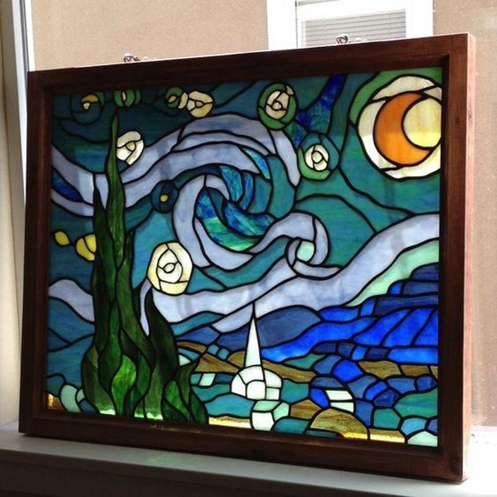 Акриловые витражные краски по стеклу с кисточкой 6 цветов по 15 мл (37-122593) - фото 6 Акриловые витражные краски по стеклу с кисточкой 6 цветов по 15 мл (37-122593) - фото 6