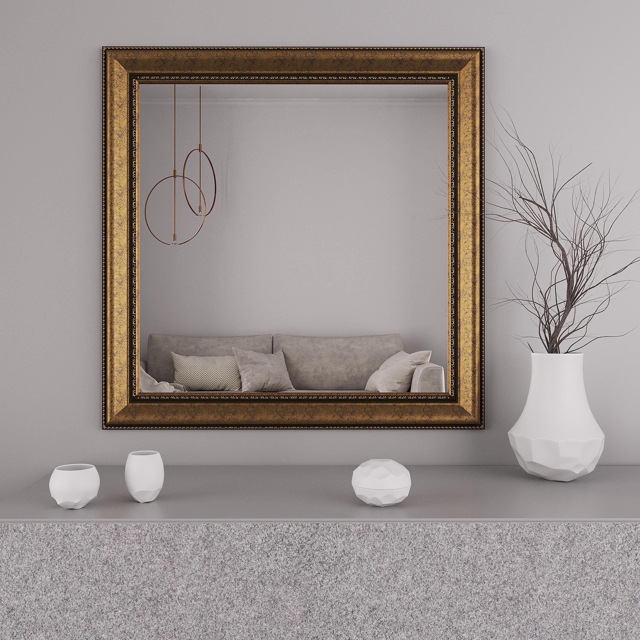 Зеркало настенное Black Mirror в раме 96х96 см Золотой (8731-03) Зеркало настенное Black Mirror в раме 96х96 см Золотой (8731-03)