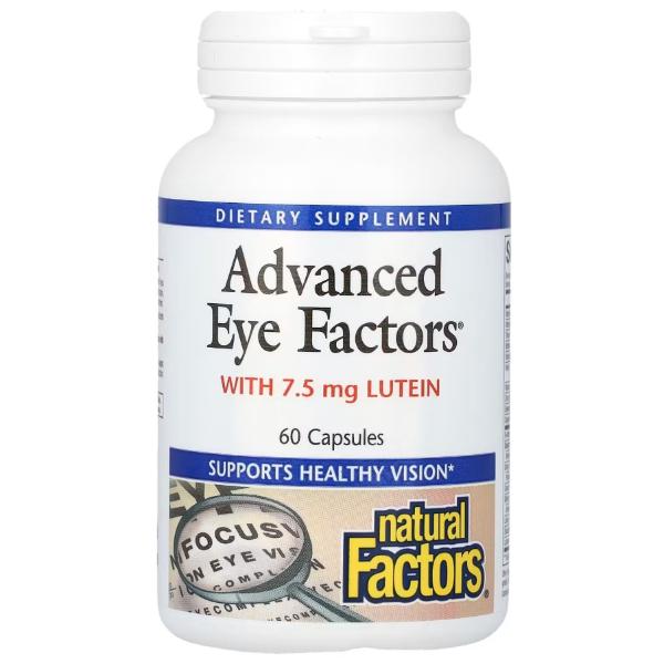 Натуральная добавка Natural Factors Advanced Eye Factors 60 сaps. (000022075)