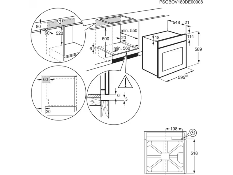 Духовой шкаф AEG NBR6P531SB - фото 3 Духовой шкаф AEG NBR6P531SB - фото 3