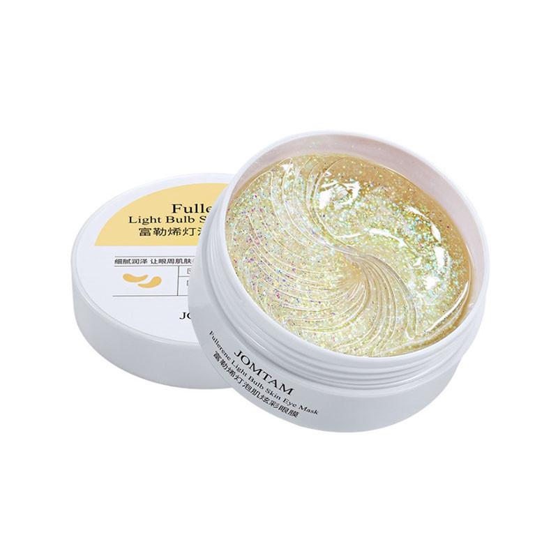 Патчи гидрогелевые JOMTAM Fullerene Light Bulb Skin Eye Mask с фулереном для разглаживания морщин 80 г