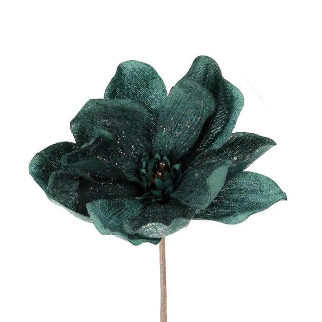 Цветок новогодний Flora Магнолия Мятный (12996)