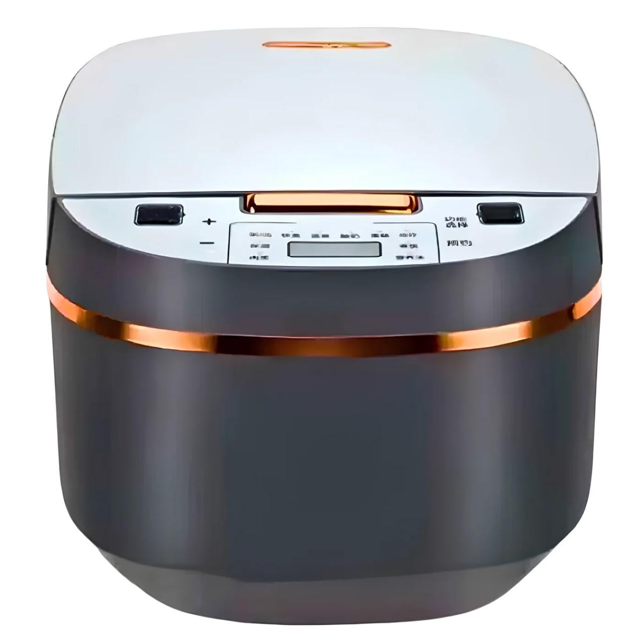 Мультиварка-рисоварка электронная Henschll HS-2002 LED-дисплей с таймером 14 программ 2000 Вт 6 л (33514696)