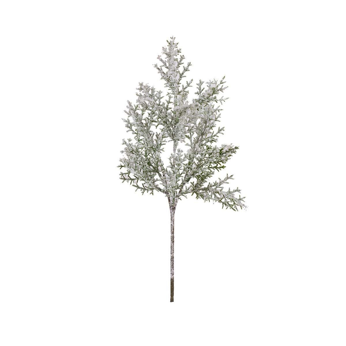 Ветка декоративная YES! Fun Туя 40 см заснеженная