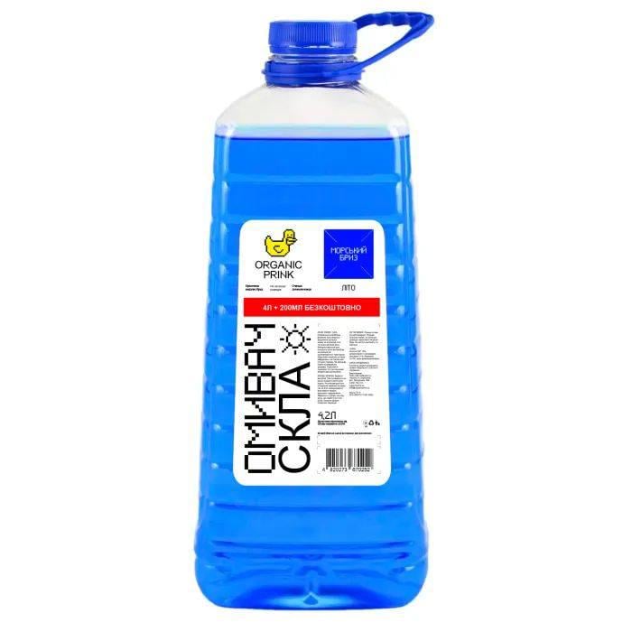Омивач скла літній ORGANIC PRINK Морський бриз 4,2 л (36092212)