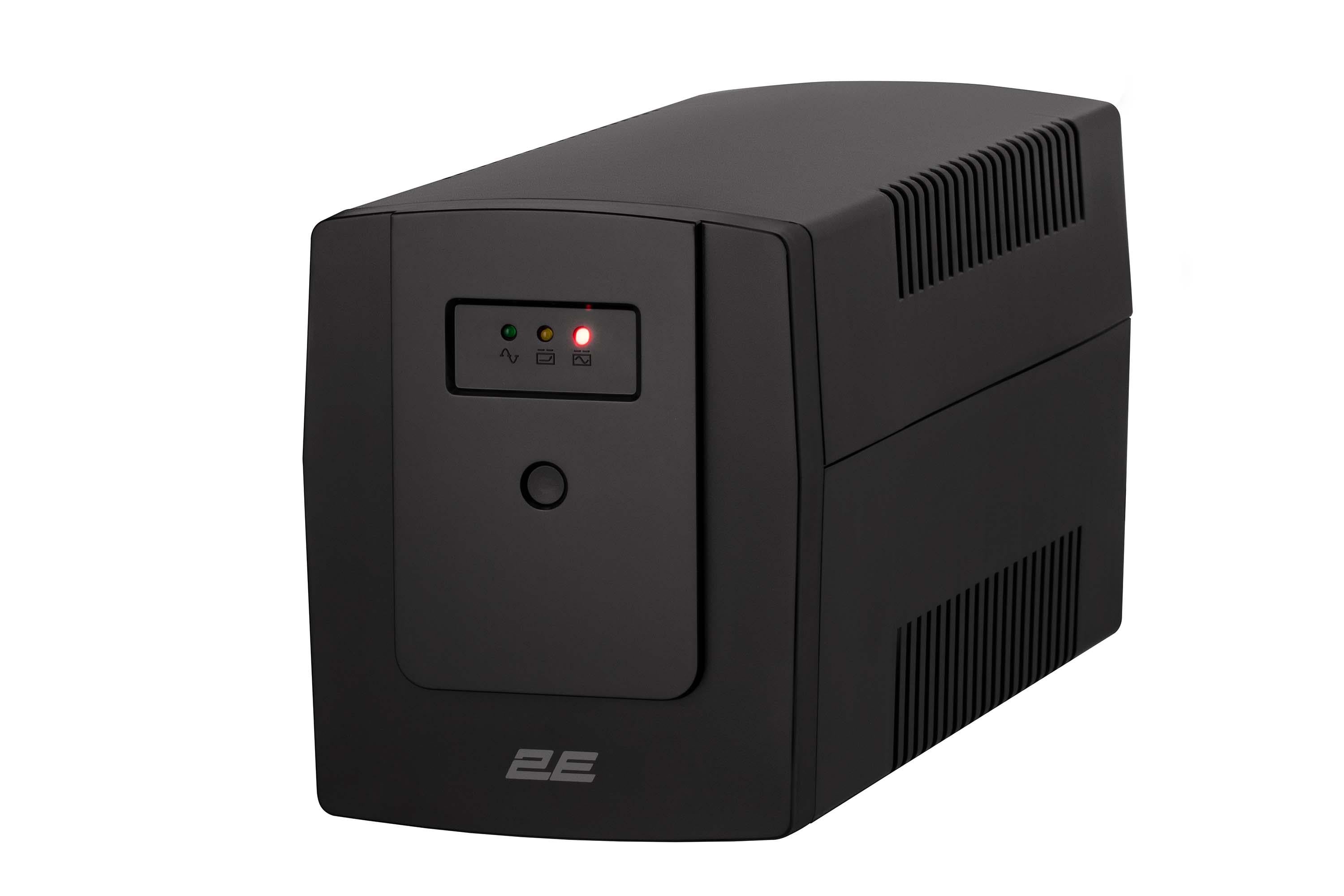 Источник бесперебойного питания 2E 1200VA 720W LED 3xSchuko Black (2E ED1200)